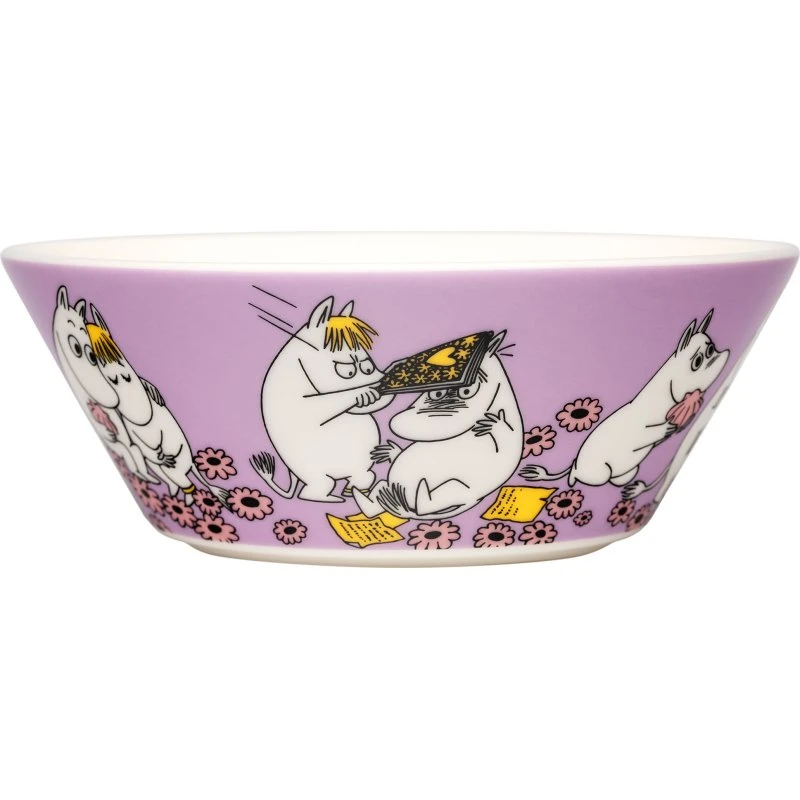 Arabia Moomin Forelskede skål Ø15 cm (lilla)