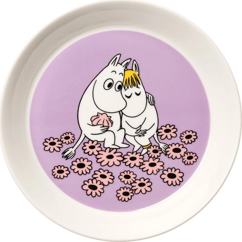 Arabia Moomin Forelskede tallerken Ø19 cm