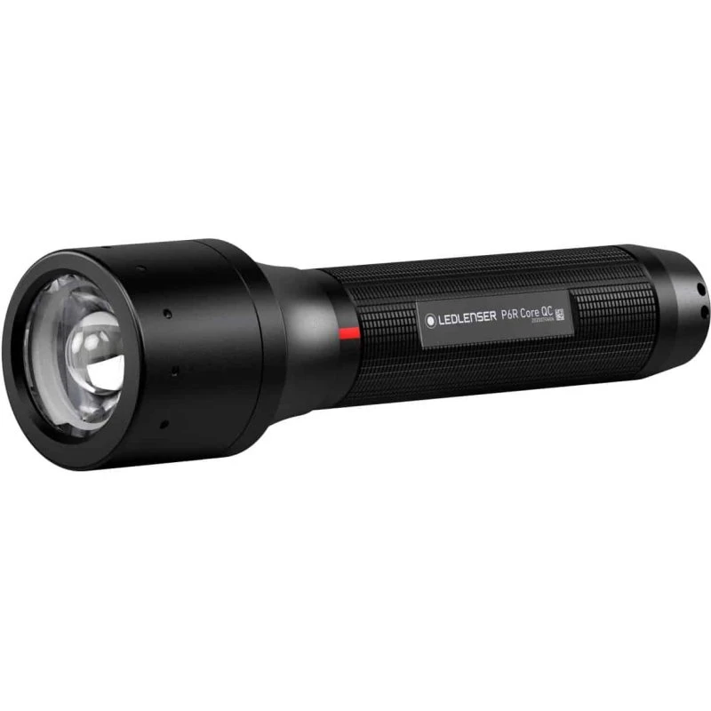 Ledlenser P6R Core QC genopladelig lommelygte, sort