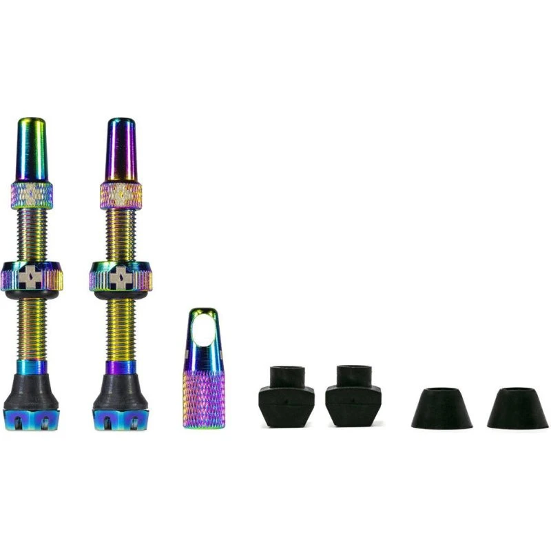 Muc-Off Tubeless Valve Kit V2 44 mm – Iridescent
