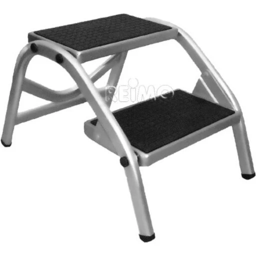 CARBEST Darwin Dobbelt trappetrin (aluminium)