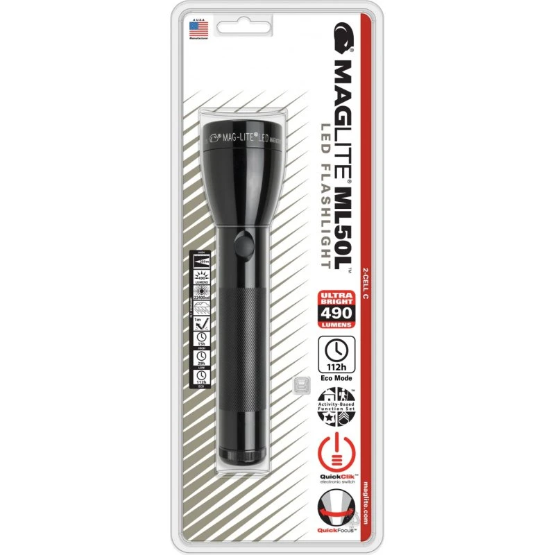 Maglite ML50L LED lommelygte til 2 x C-batterier (blister)