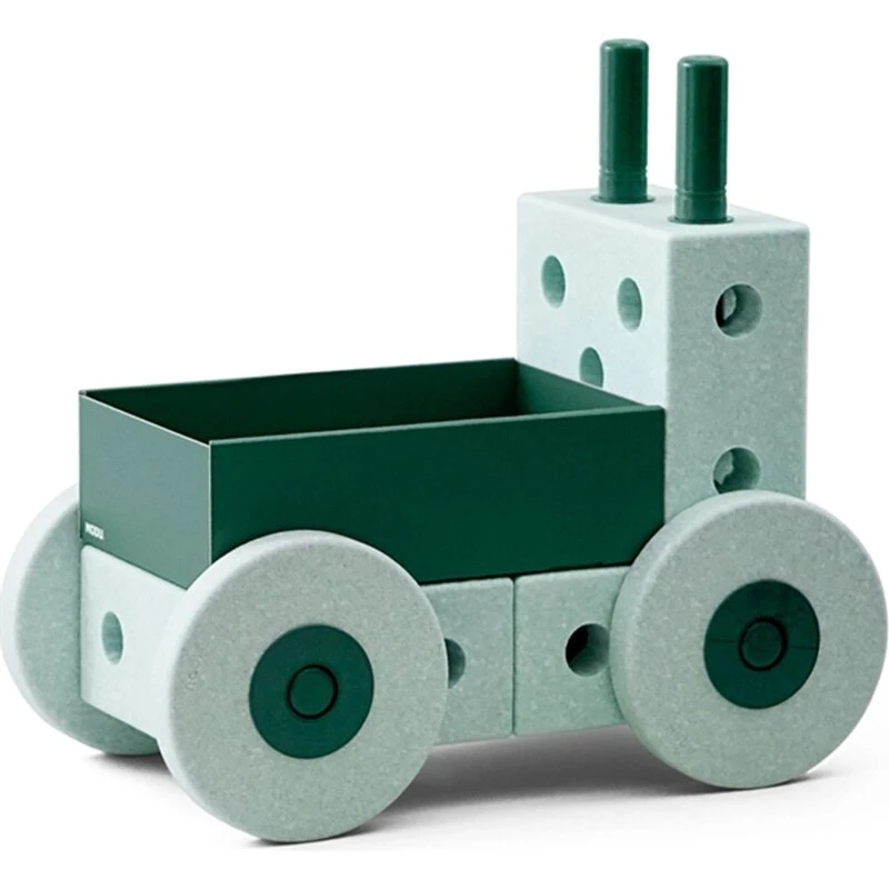 MODU 3-i-1 Gåvogn - Ocean Mint/Forest Green