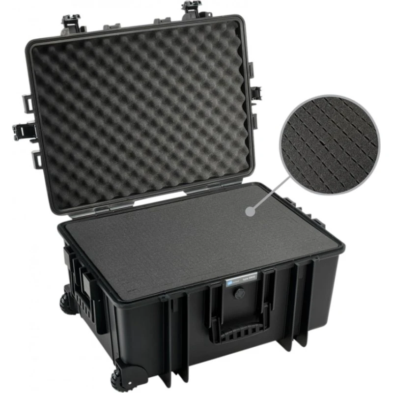 B&W Outdoor Cases Type 6800 Hardcase - Sort (IP67)