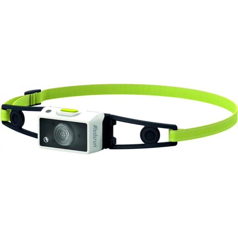 LEDLenser NEO1R genopladelig pandelampe hvid/lime