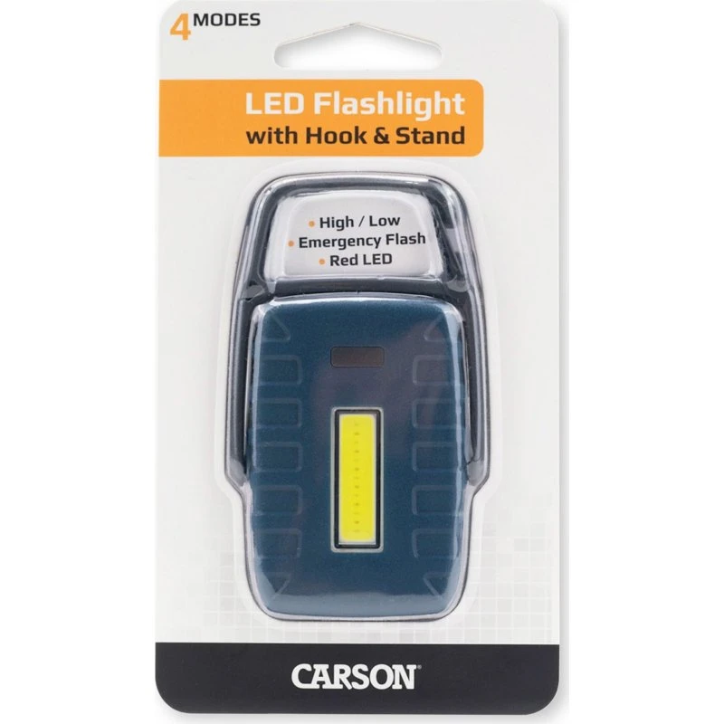 Carson LED-lommelygte med krog