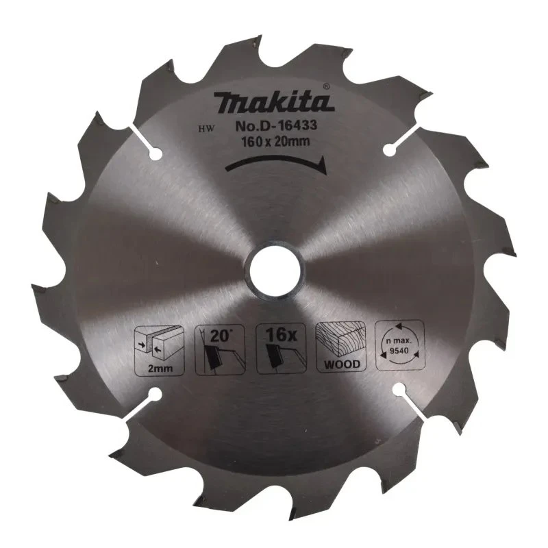 Makita HM-klinge 160 mm 16T D-16433