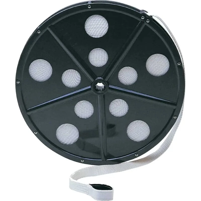 Ankarolina Flat Anchor Line 56 m - flad polyesterline på tromle