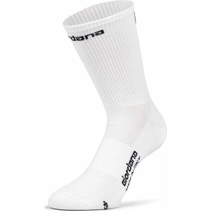 Giordana FRC Tall cykelstrømper - Hvid - 37-40