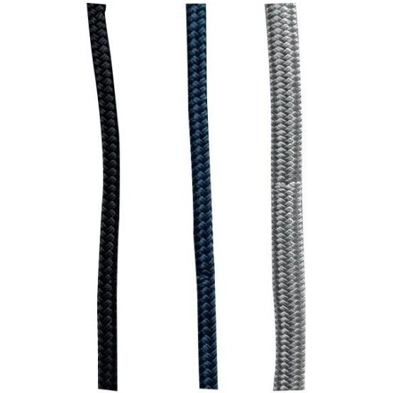 1852 dobbeltflettet fortøjning m/splejset øje, sort