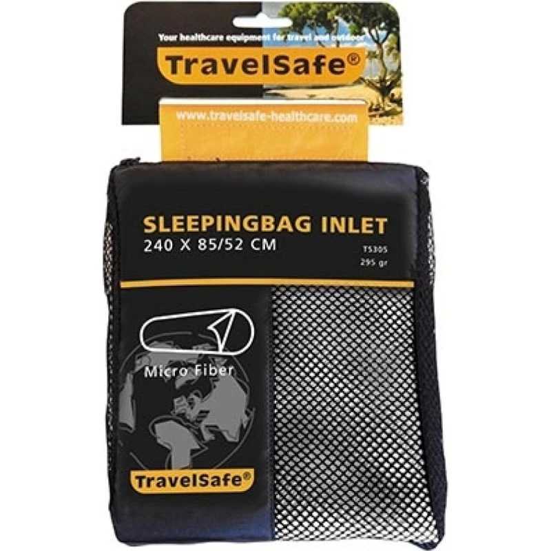 TravelSafe Sleepingbag Inlet Microfiber Mummy sovepose