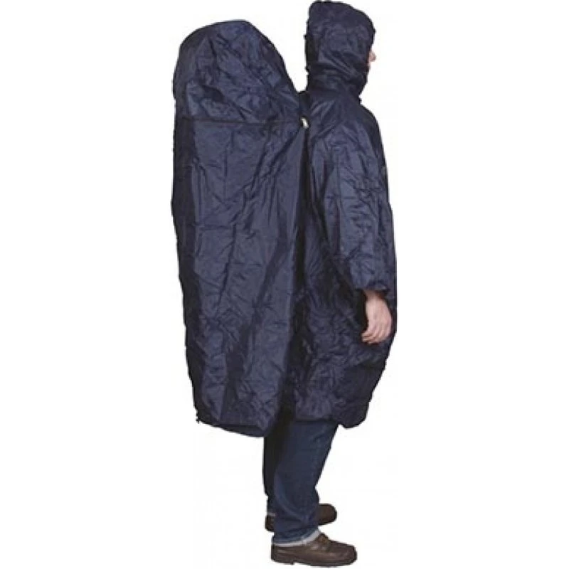 TravelSafe Poncho Zipper Extension Navy L/XL