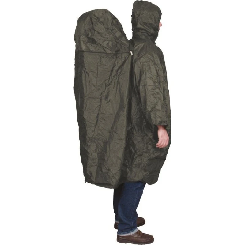 TravelSafe Poncho Zipper Extension, Olive L/XL