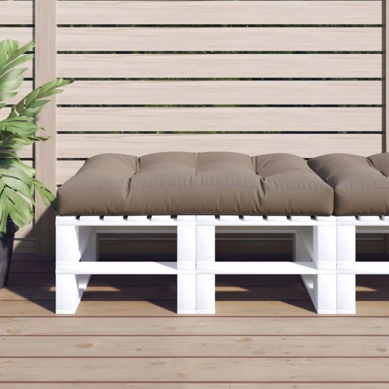 vidaXL pallehynde 120x80x12 cm gråbrun