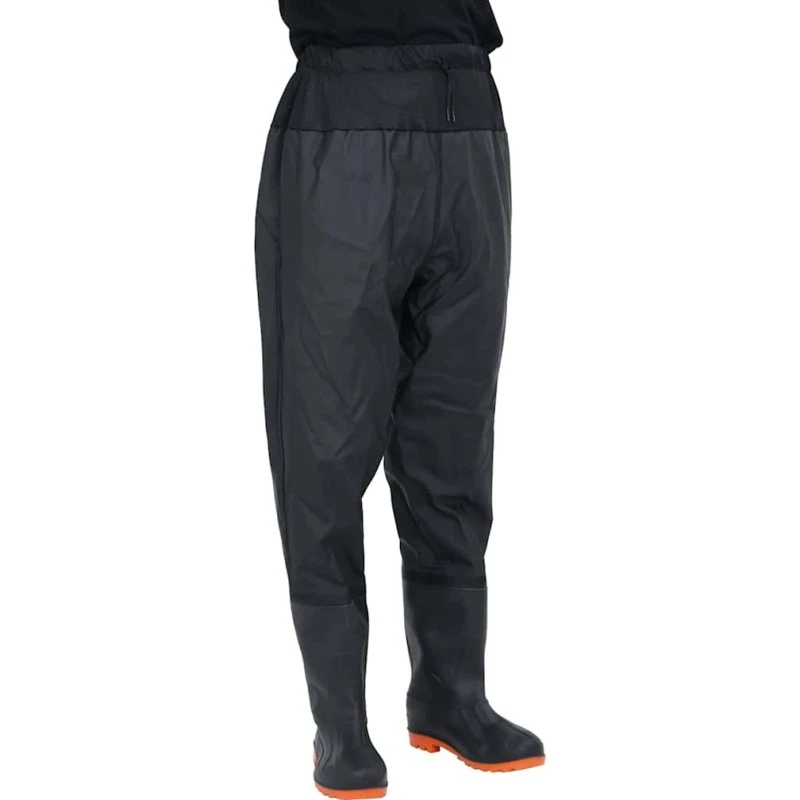 vidaXL Waist Waders med støvler str. 39, sort