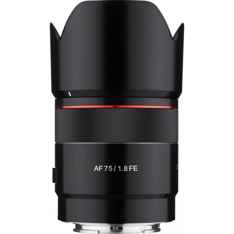 Samyang AF 75mm f/1.8 til Sony FE (Sort)