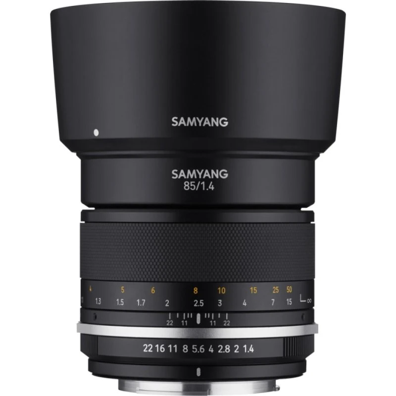Samyang MF 85mm f/1.4 MK2 Canon EF (sort)