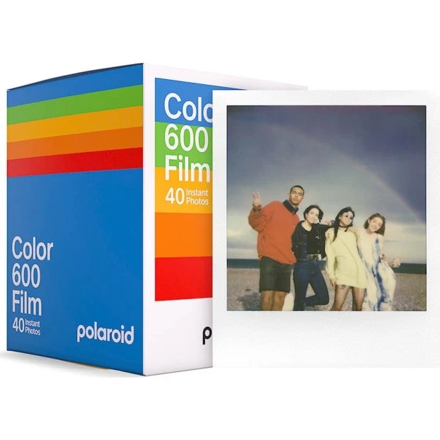Polaroid Farvefilm 600 Hvid Ramme - 5-pak