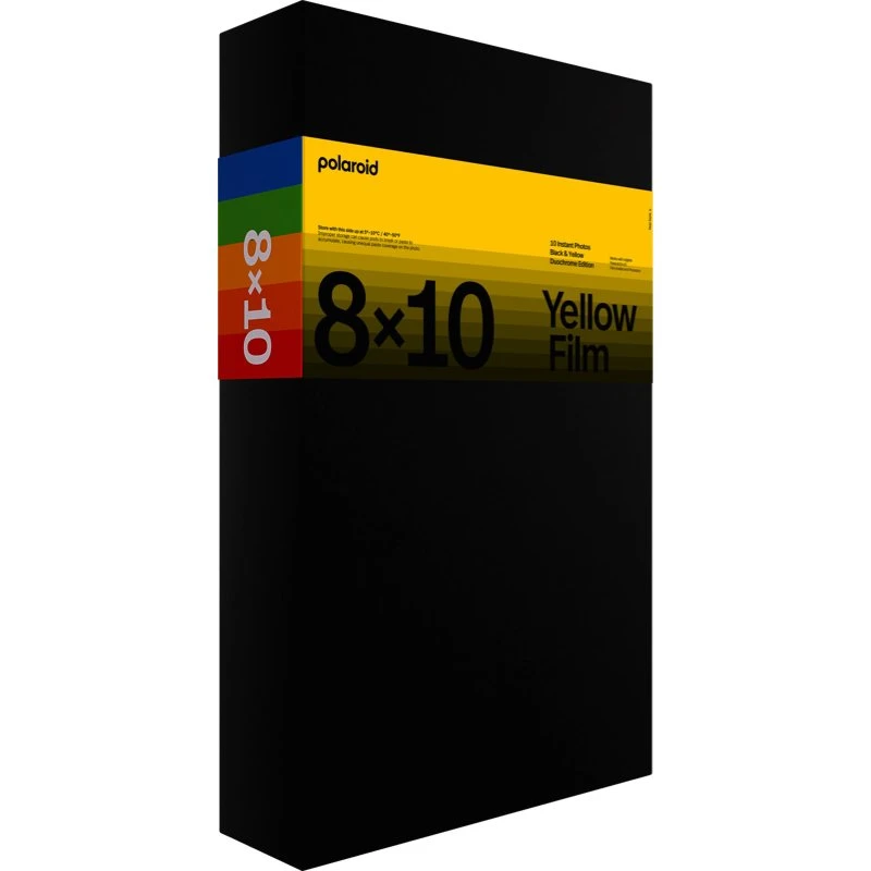 Polaroid DuoChrome film 8x10 - Sort & Gul