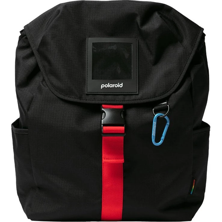 Polaroid Ripstop Rygsæk til Kamera 450x460x50mm - Sort/Blå/Rød