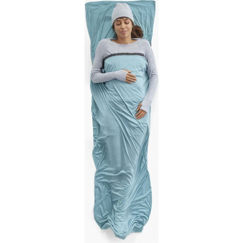 Sea to Summit Comfort Blend lagenpose m. pudesleeve 80x225 cm, Aqua