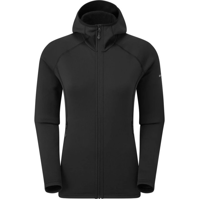 Montane Fem Fury Hoodie Sort, Str. M (EU 38-40)