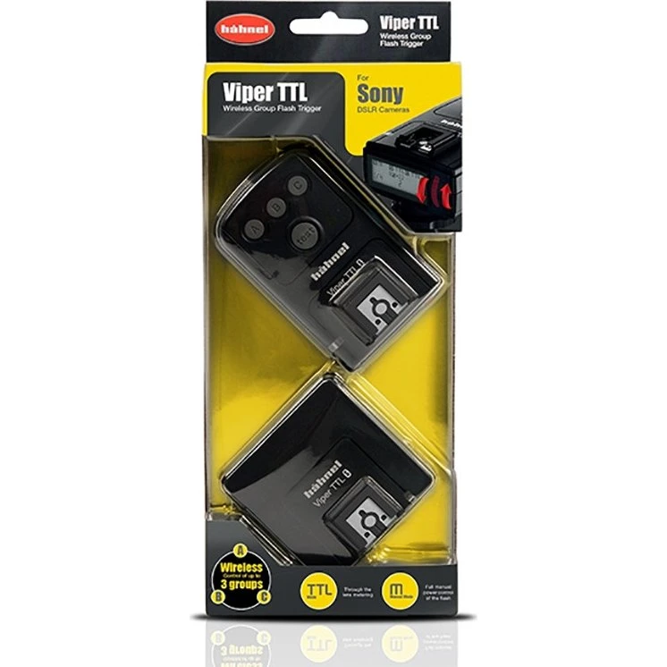 Hähnel Viper TTL sæt til Sony – modtager (op til 3 flash)