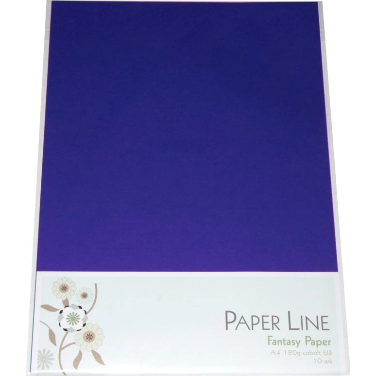 Fantasy A4 karton 10 stk 180 g – Mørkeblå