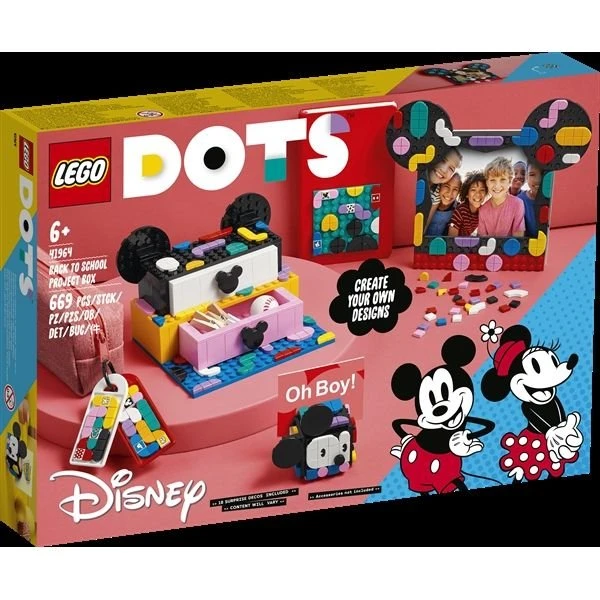 LEGO DOTS 41964 Mickey & Minnie Skolestart-projektæske
