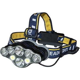 Ryom Genopladelig Pandelampe 600 lumen – sort