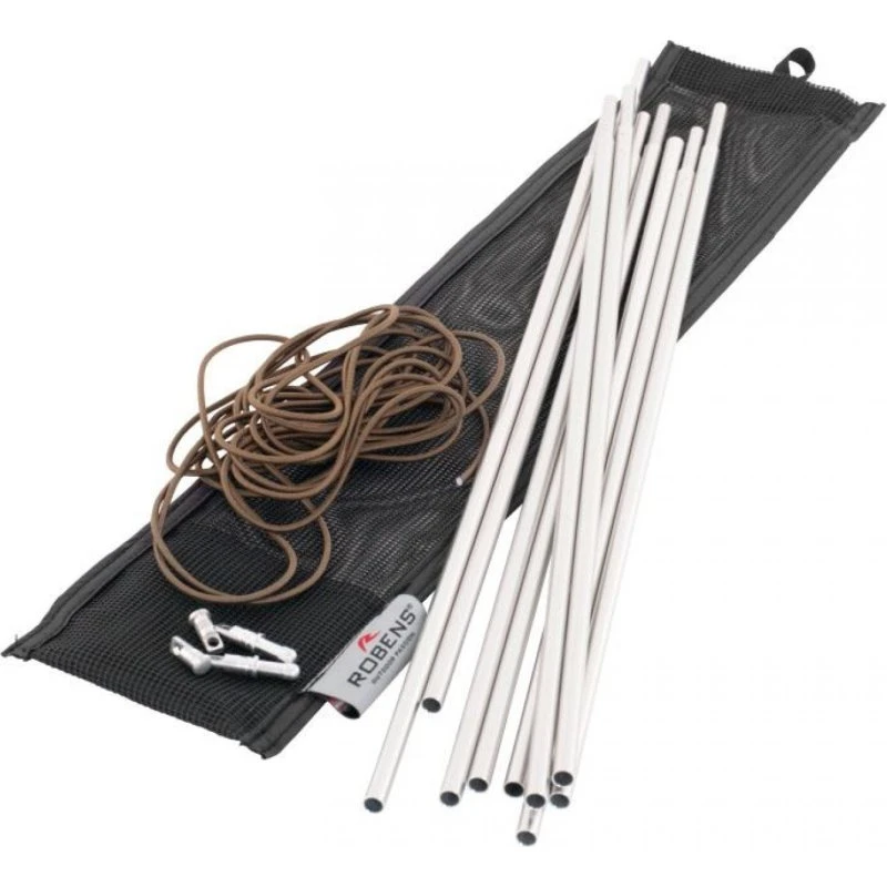 Robens DIY Pole Set 8,5 mm – 400 cm aluminiumsstænger, silver