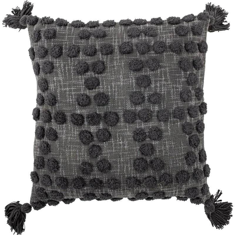 BLOOMINGVILLE Adiva Pude 45x45 cm, Grå (Bomuld)