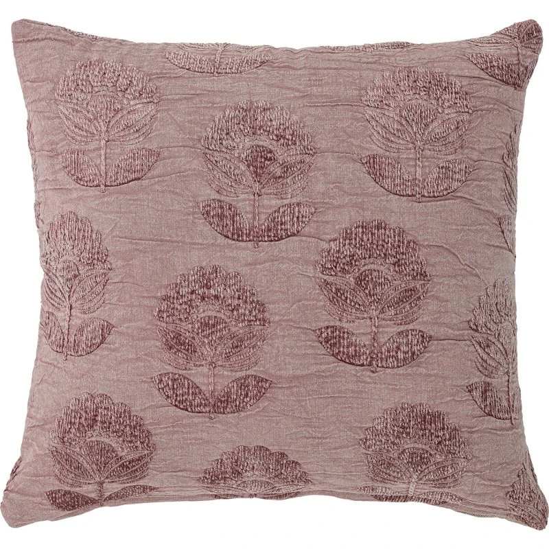 Bloomingville Sofia Pude 50x50 cm, Lilla - Bomuld