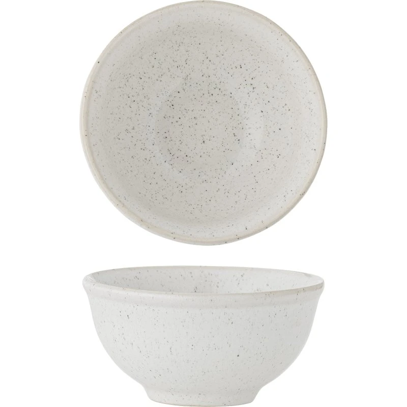 Bloomingville Addison skål Ø10 cm hvid stentøj