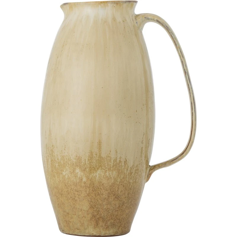 Bloomingville Saskia kande, gul stentøj (D15,5×H31,5)