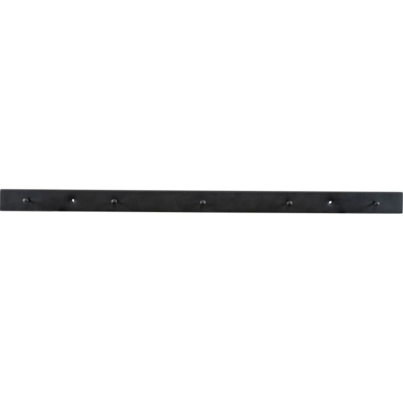 House Nordic Vita knagerække, 5 knager, sort stål 70 cm