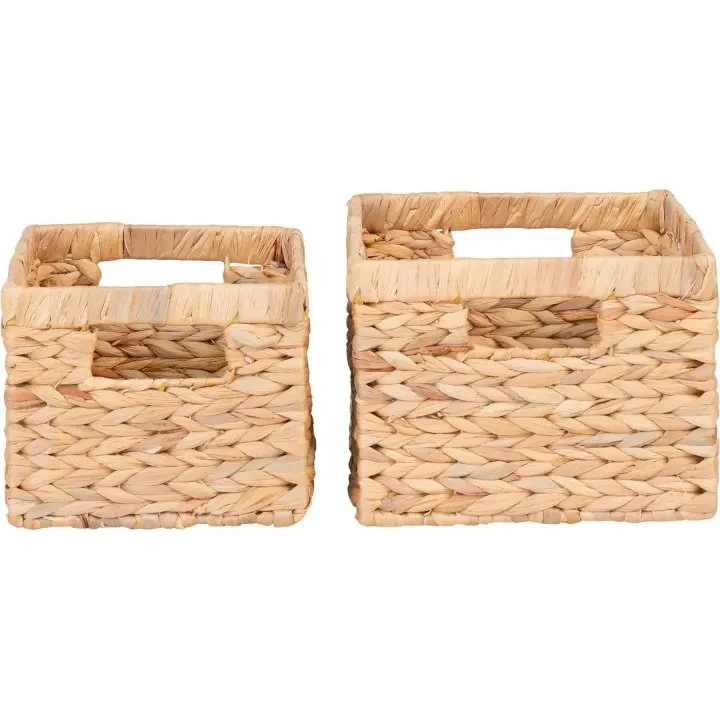 HOUSE NORDIC Passo firkantede vandhyacinthskurve, sæt (30x20/35x24 cm)