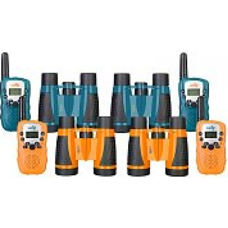 Levenhuk LabZZ WTT10 blå walkie-talkie og kikkert sæt