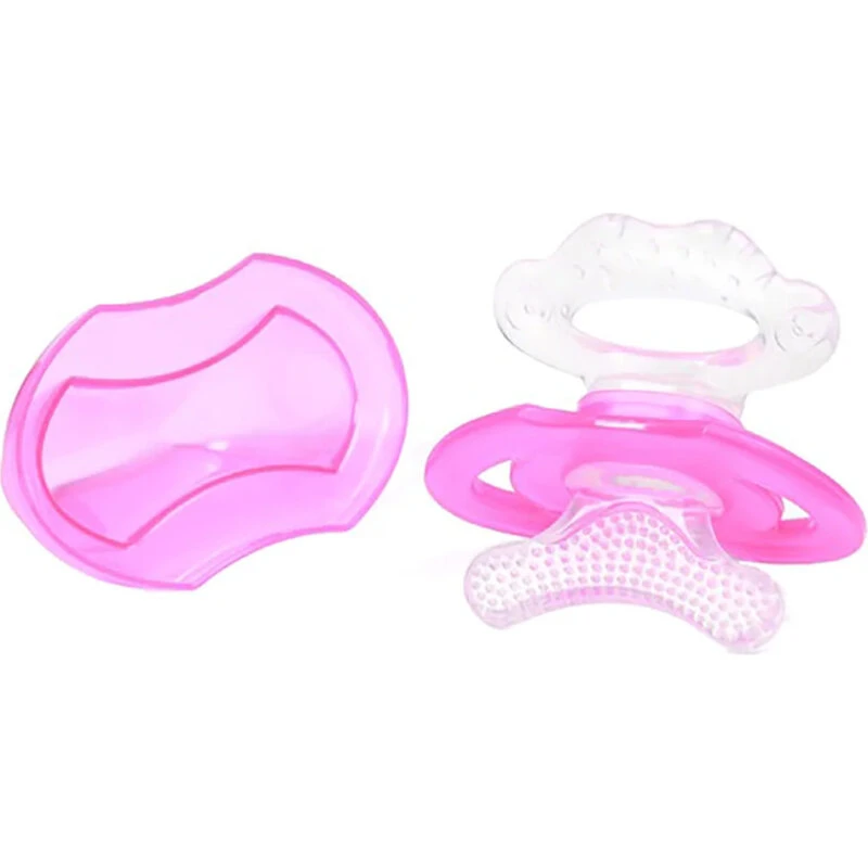 BabyOno 1008 Silikone bidering 3+ mdr - Pink