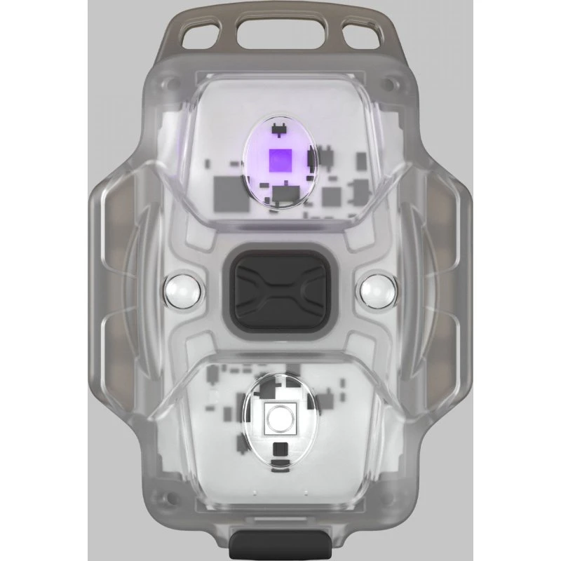 Armytek Crystal WUV Grey – Pandelampe 150 lm + UV 365 nm, indbygget batteri