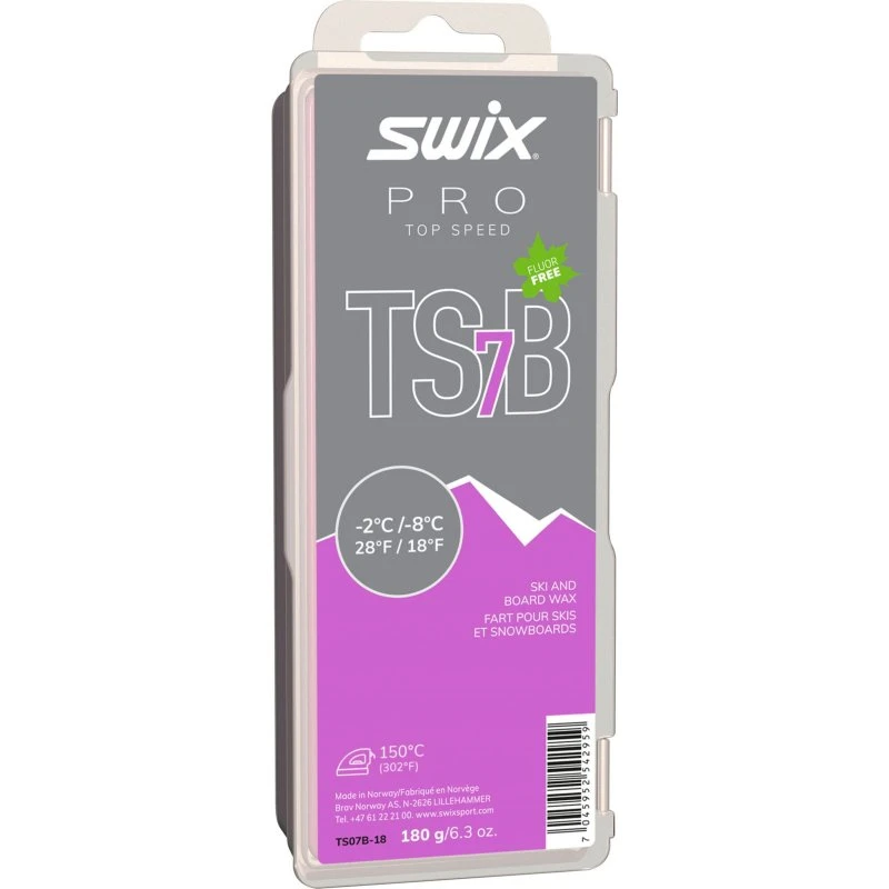 Swix TS7 Black glidevoks -2°C til -8°C, 180 g