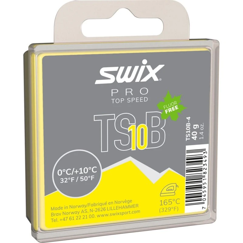 Swix TS10 Black glidevoks 0°C til +10°C, 40 g