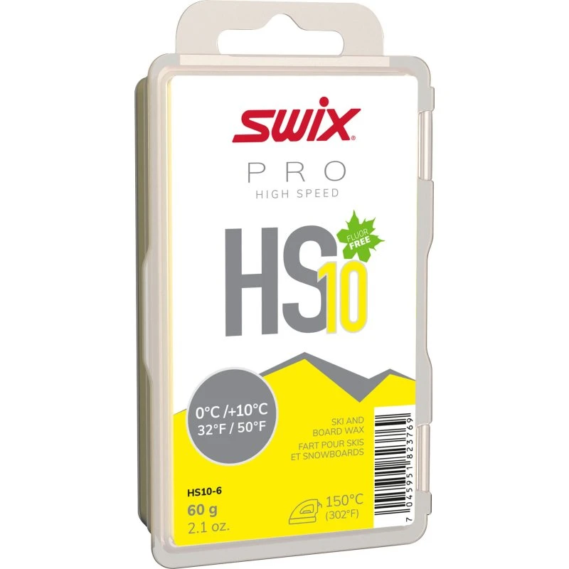 Swix HS10 Yellow - 0°C til +10°C, 60 g