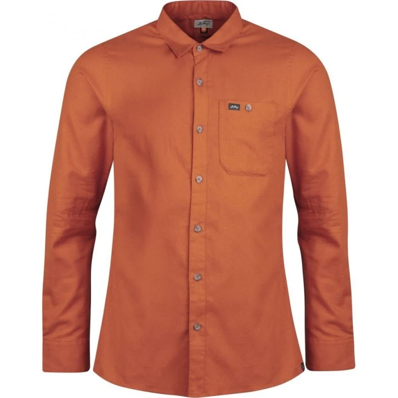 Lundhags Ekren Solid LS Skjorte Amber, Str. S