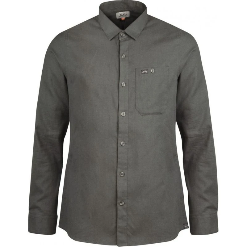 Lundhags Ekren Solid L/S Shirt Dark Agave S