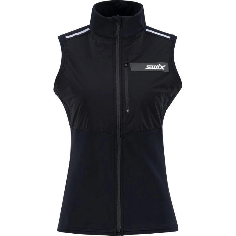 Swix Focus Warm Vest W – sort, str. L