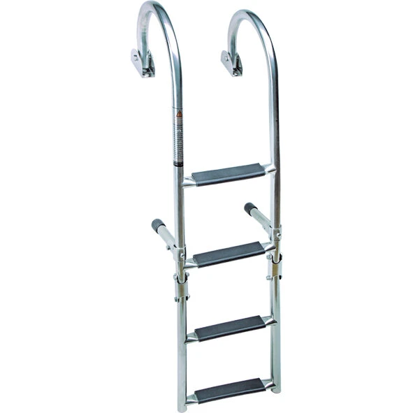 Snekke Badestige 4 trin, poleret rustfrit stål 240 mm