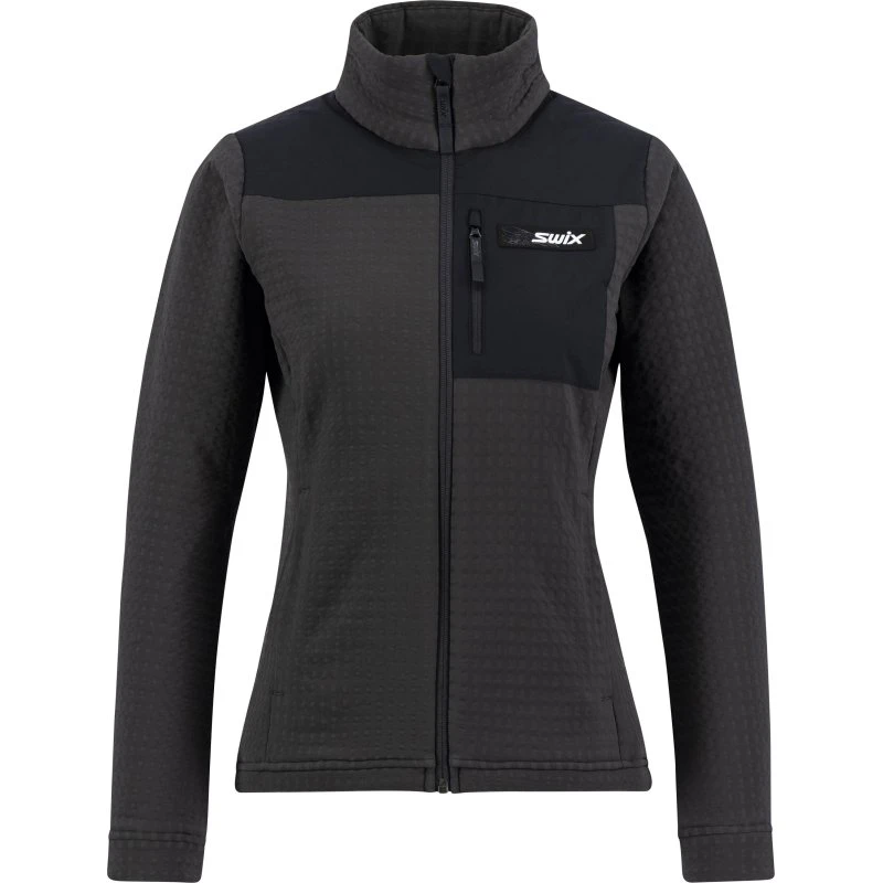 Swix Surmount Stormfleece Jacket W Black, Str. M