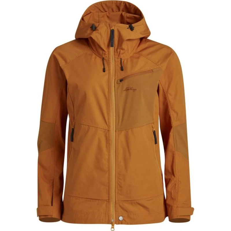 Lundhags Tived Stretch Hybrid Jakke W Gold/Dark Gold Str. S