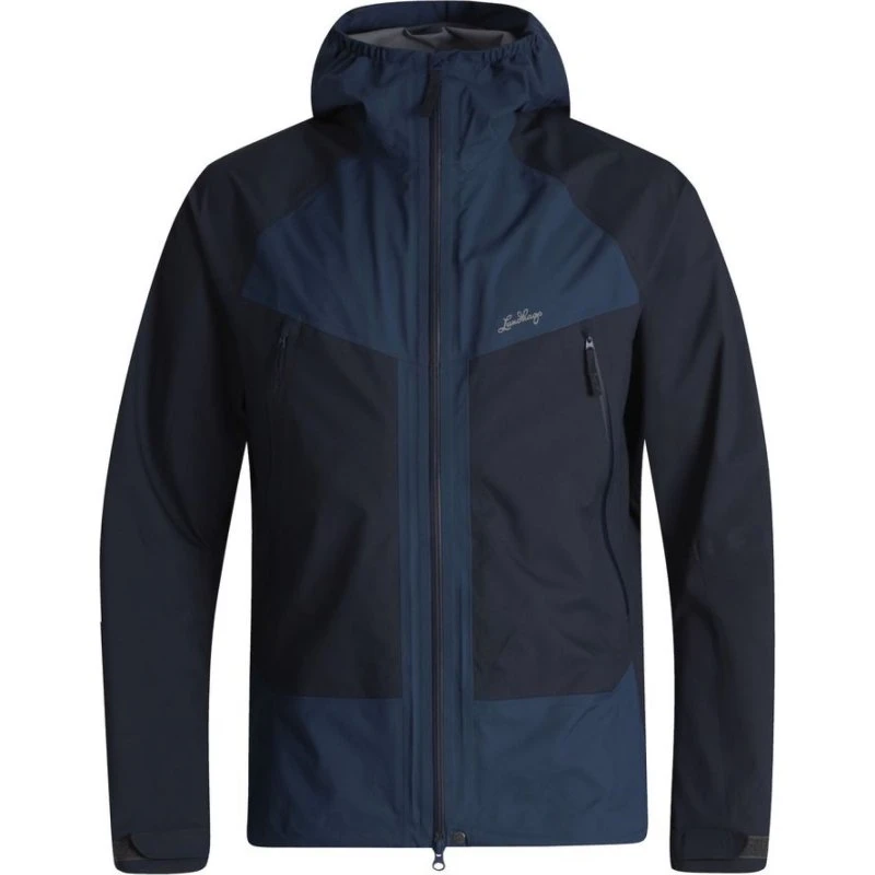 Lundhags Padje Light Vandtæt Jakke S - Light Navy/Deep Blue